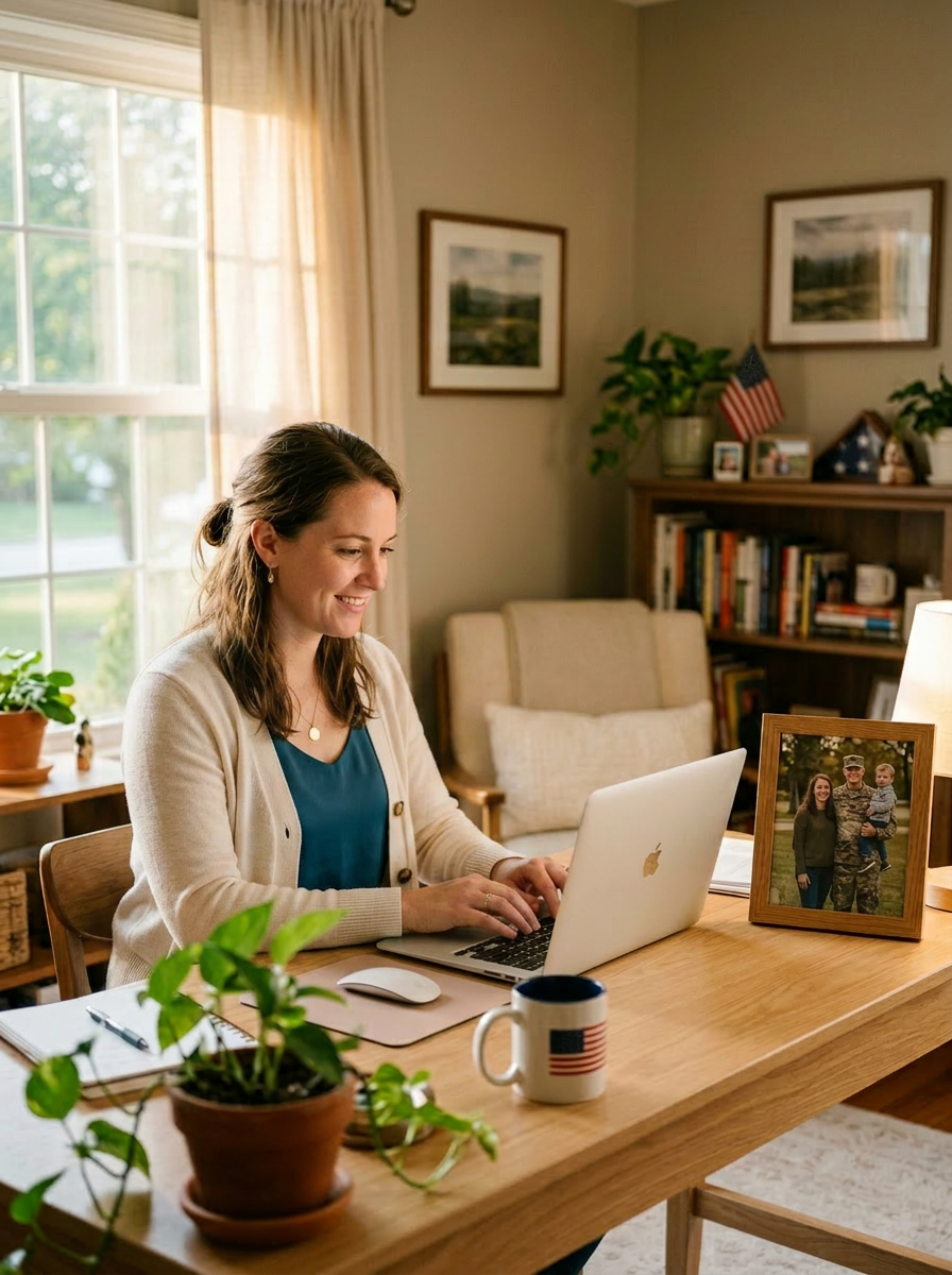 military spouse surrogacy strong woman — placeholder