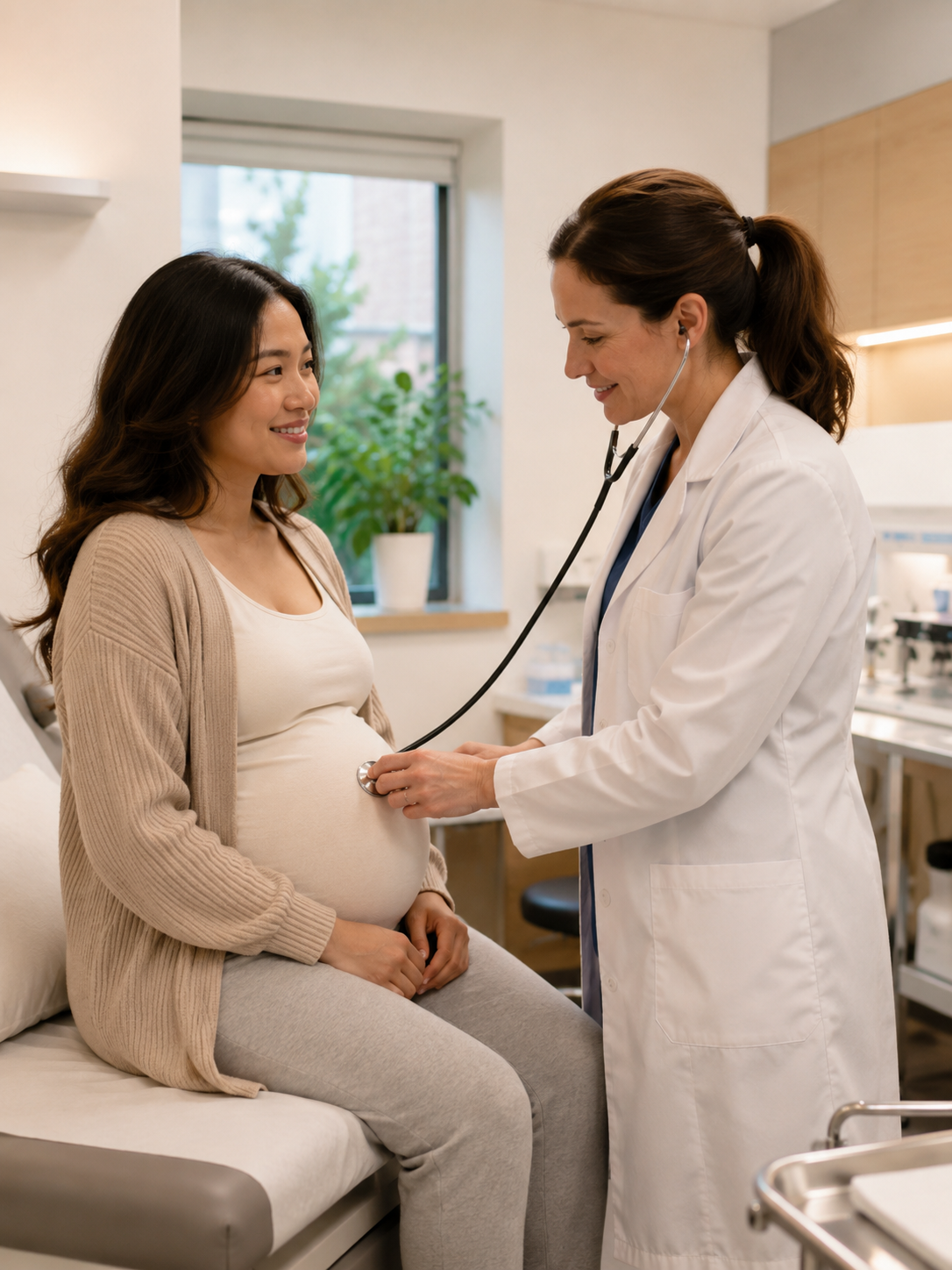 surrogacy success rates — coordinator supporting surrogate at appointment